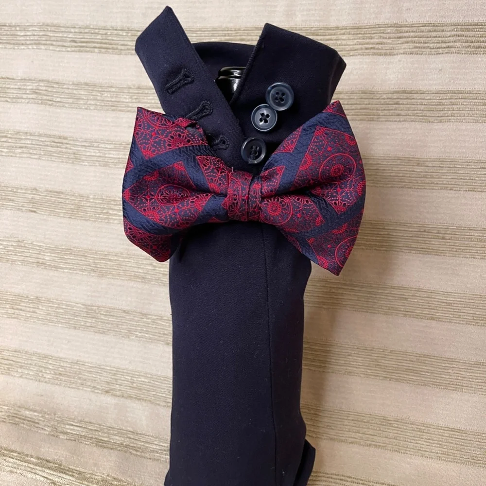 Handcrafted Wine or Liquor Bottle Gift Bag So Fab!!!